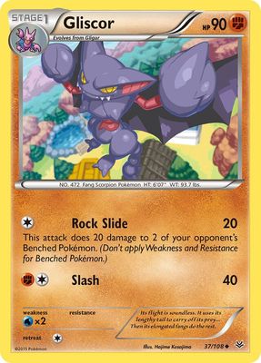 Gliscor - XY Roaring skies 37/108