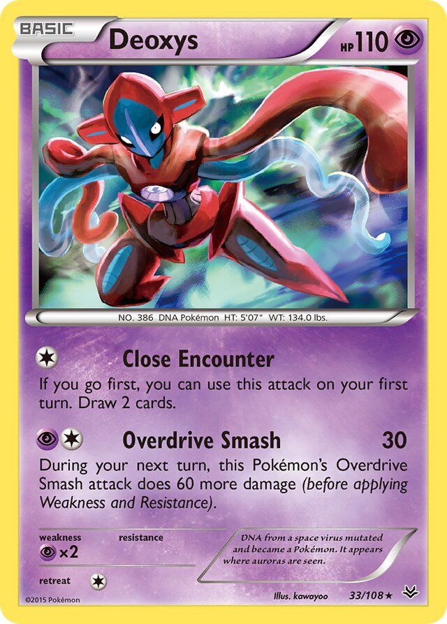 Deoxys - XY Roaring skies 33/108, Fini: Unlimited