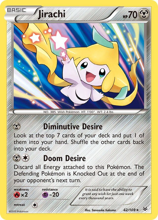 Jirachi - XY Roaring skies 42/108, Fini: Unlimited