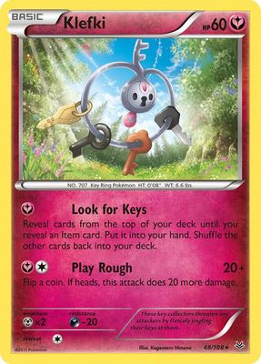 Klefki - XY Roaring skies 48/108