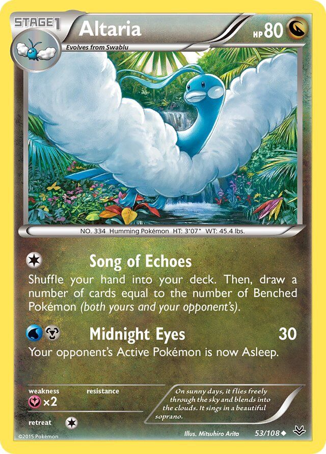 Altaria - XY Roaring skies 53/108, Fini: Unlimited