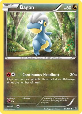 Bagon - XY Roaring skies 54/108