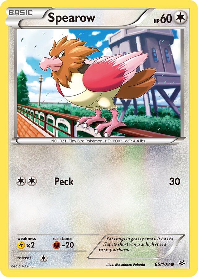 Spearow - XY Roaring skies 65/108, Fini: Unlimited