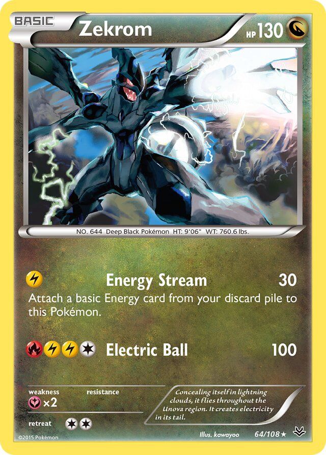 Zekrom - XY Roaring skies 64/108, Fini: Unlimited