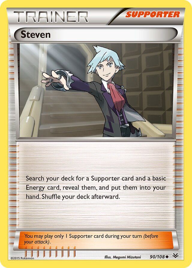 Trainer Steven - XY Roaring skies 90/108, Fini: Unlimited