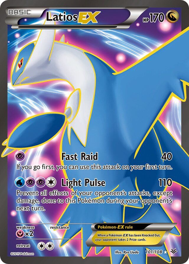 Latios EX - XY Roaring skies 101/108, Fini: Holofoil