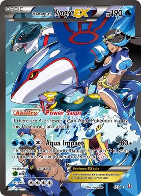 Team Aqua&#39;s Kyogre EX - XY Double crisis 6/34