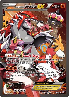 Team Magma&#39;s Gordon EX - XY Double crisis 15/34