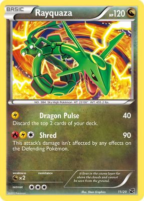 Rayquaza - Black &amp; White Dragon vault 11/20