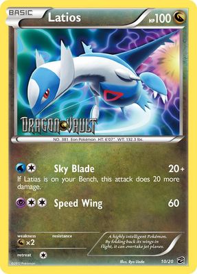 Latios - Black &amp; White Dragon vault 10/20