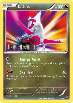 Latias - Black &amp; White Dragon vault 9/20