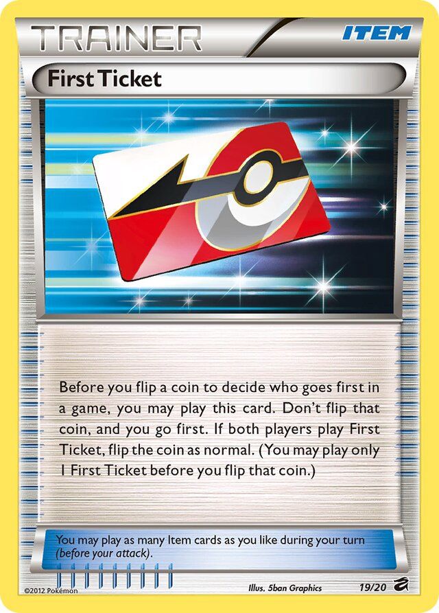 Trainer First ticket - Black &amp; White Dragon vault 19/20, Fini: Holofoil