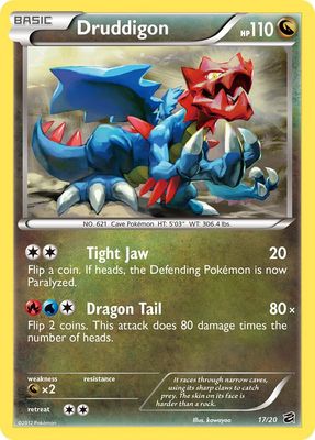 Druddigon - Black &amp; White Dragon vault 17/20