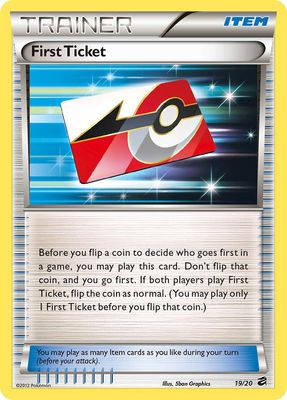 Trainer First ticket - Black &amp; White Dragon vault 19/20