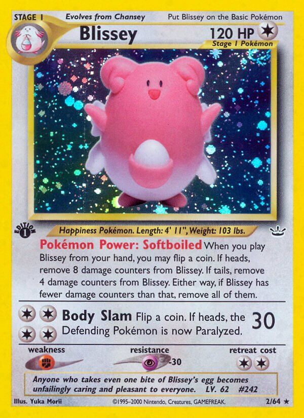 Blissey - NEO Revelation 2/64, Fini: 1st Edition Holofoil
