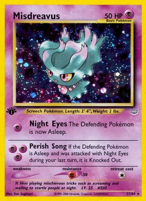 Misdreavus - NEO Revelation 11/64