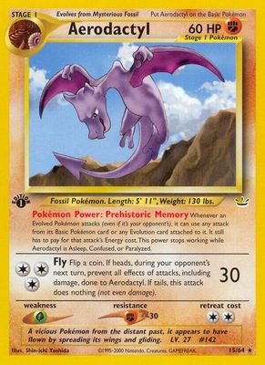 Aerodactyl - NEO Revelation 15/64