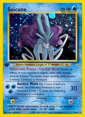 Suicune - NEO Revelation 14/64