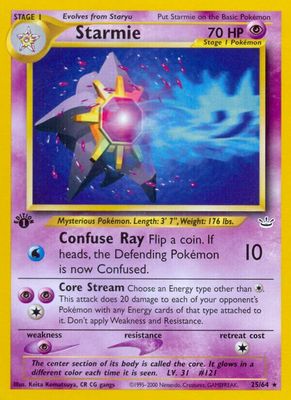 Starmie - NEO Revelation 25/64
