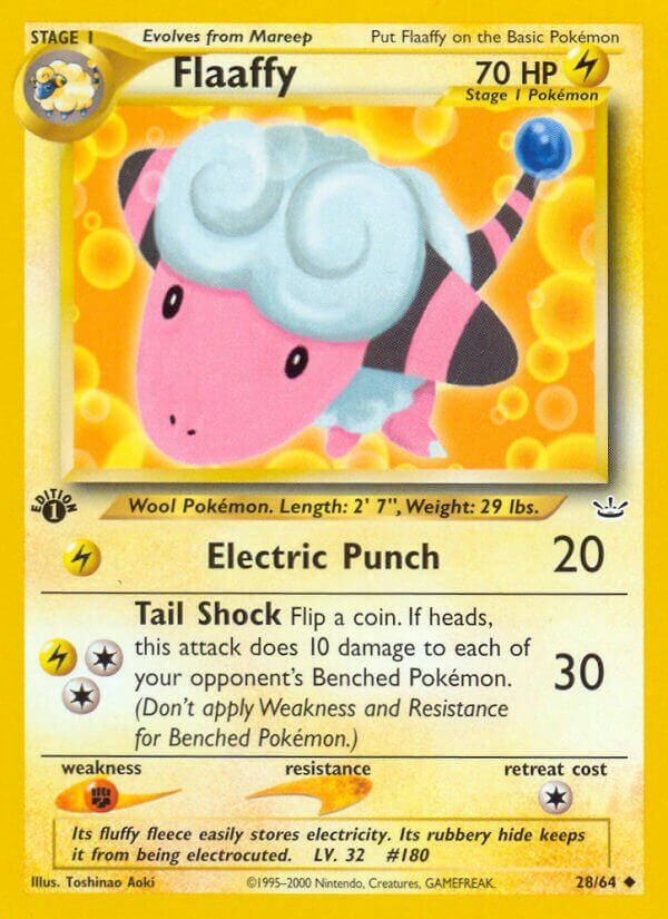 Flaaffy - NEO Revelation 28/64, Fini: 1st edition
