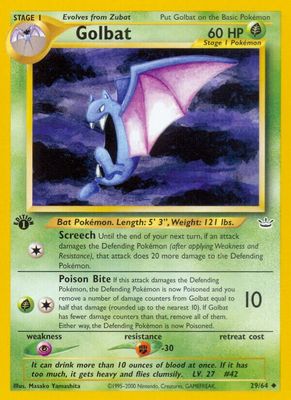 Golbat - NEO Revelation 29/64