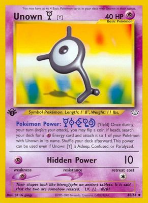 Unown (Y) - NEO Revelation 40/64