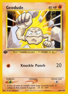 Geodude - NEO Revelation 44/64
