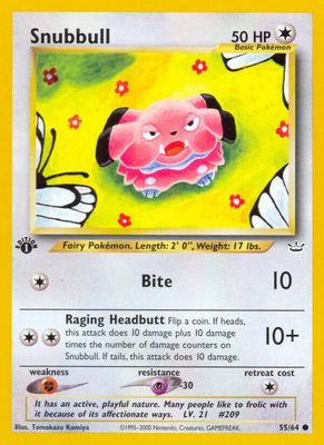 Snubbull - NEO Revelation 55/64