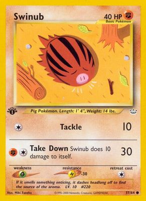 Swinub - NEO Revelation 57/64