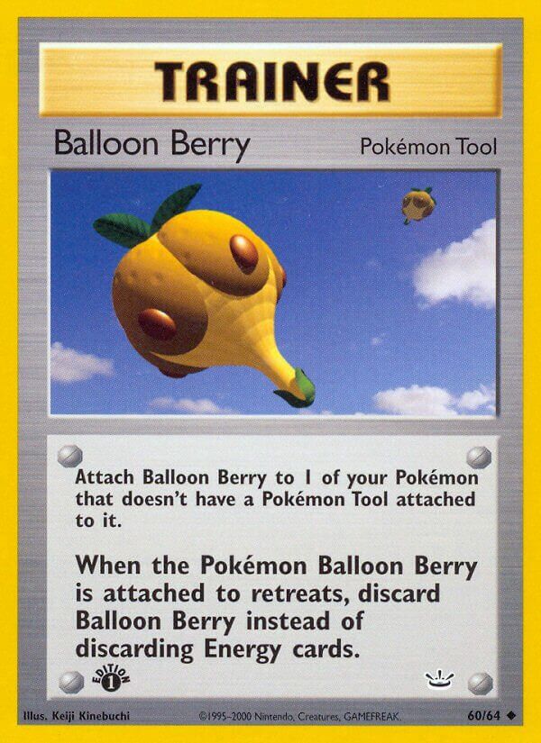 Trainer Balloon berry - NEO Revelation 60/64, Fini: 1st edition