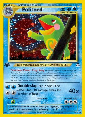 Politoed - NEO Discovery 8/75