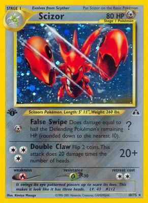 Scizor - NEO Discovery 10/75
