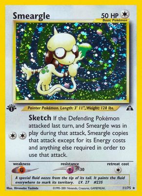 Smeargle - NEO Discovery 11/75