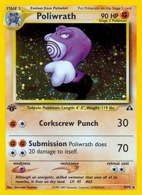 Poliwrath - NEO Discovery 9/75