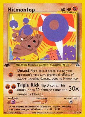 Hitmontop - NEO Discovery 22/75