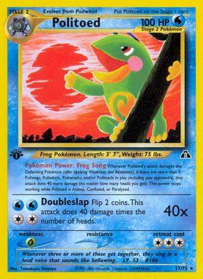 Politoed - NEO Discovery 27/75