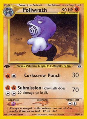 Poliwrath - NEO Discovery 28/75