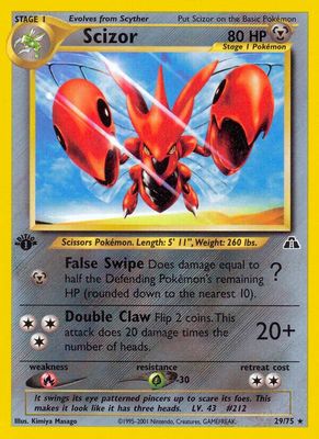 Scizor - NEO Discovery 29/75
