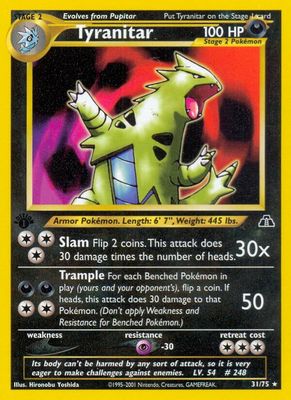 Tyranitar - NEO Discovery 31/75