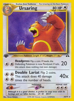 Ursaring - NEO Discovery 34/75