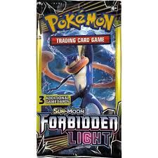 Sun &amp; Moon: Forbidden light (3 cards booster pack)