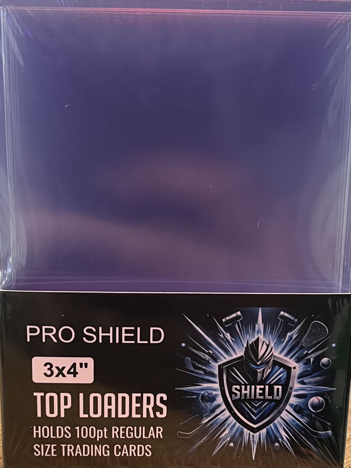 Pro shield - 100 pt Top loaders 3X4&quot; (25 packs)