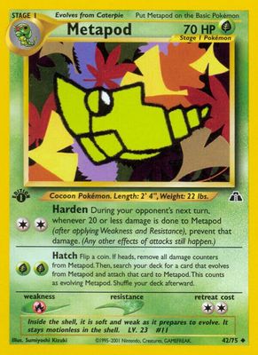 Metapod - NEO Discovery 42/75
