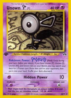 Unown - NEO Discovery 48/75