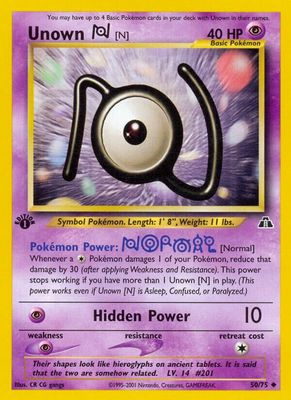 Unown - NEO Discovery 50/75