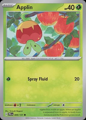 Applin - Scarlet &amp; Violet Prismatic evolutions 009/131