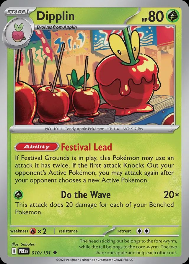 Dipplin - Scarlet &amp; Violet Prismatic evolutions 010/131, Fini: Normal