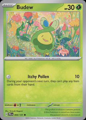 Budew - Scarlet &amp; Violet Prismatic evolutions 004/131