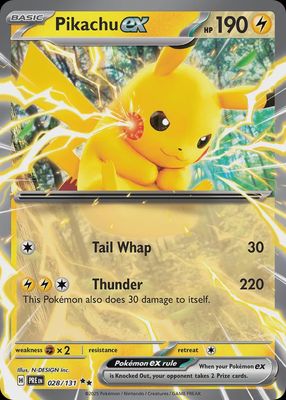 Pikachu EX - Scarlet &amp; Violet Prismatic evolutions 028/131