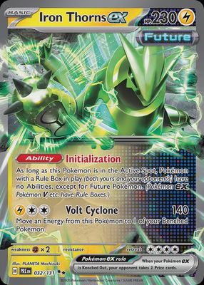 Iron thorns EX - Scarlet &amp; Violet Prismatic evolutions 032/131